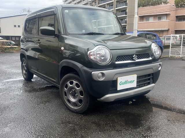 スズキ ハスラー G 宮崎県 2019(平31)年 7.6万km クールカーキPM 純正ナビ Bluetooth フルセグTV CD/DVDチェンジャー USB入力端子 ETC プッシュスタート 前席シートヒータ パワーウィンドウ パワーステアリング 純正マット 純正アルミホイール