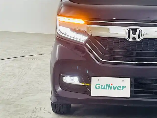 ホンダ Ｎ ＢＯＸ 福島県 2018(平30)年 9.4万km プレミアムベルベットパープル・パール ワンオーナー/ホンダセンシング　/・車線逸脱警報/・レーダークルーズコントロール/・ハンドルアシスト/・CMBS/・コーナーセンサー/純正ナビゲーション/【AM/FM/DVD/CD/Bluetooth/フルセグ】　/型番:VXU-185NBI/バックカメラ　/両側パワースライドドア　/純正ドライブレコーダー　/純正ビルトインＥＴＣ　/ハーフレザーシート/シーケンシャルウィンカー　/プッシュスタート/・スマートキー/ステアリングスイッチ/・チルトステアリング/・革巻きステアリング/純正フロアマット/ドアバイザー