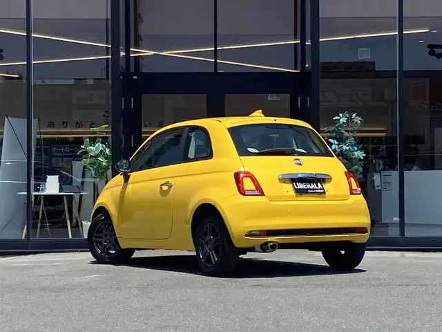 フィアット ５００ ミモザ 福岡県 2020(令2)年 3.6万km ジアッロ・ジネストラ ・クルーズコントロール/・社外SDナビ/USB/Bluetooth/CD/DVD/・バックカメラ/・社外前後ドライブレコーダー/・ワンセグ/・社外ETC/・社外14AW/・リモコンキー/・シートリフター
