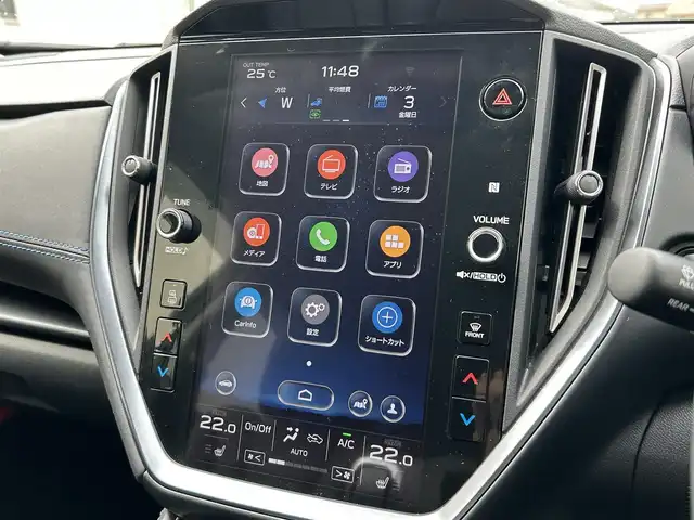 スバル レヴォーグ 1．8GT－H EX 兵庫県 2023(令5)年 3.3万km クリスタルブラックシリカ 純正11.6インチナビ/ブルーステッチ入り黒革シート/スマートリアビューミラー/12.3インチフル液晶メーター/全方位カメラ/オーディオ(Blue tooth/AM/FM)/Apple Car Play/Android Auto/パワーシート(D/N席)/電動リアゲート/ETC/前後録画ドラレコ(DRV-MR450)/アイサイト/プリクラッシュ/レーダークルコン/電動パーキングブレーキ/アイドリングストップ/SOSコール/保証書/ワンオーナー