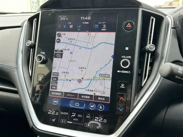 スバル レヴォーグ 1．8GT－H EX 兵庫県 2023(令5)年 3.3万km クリスタルブラックシリカ 純正11.6インチナビ/ブルーステッチ入り黒革シート/スマートリアビューミラー/12.3インチフル液晶メーター/全方位カメラ/オーディオ(Blue tooth/AM/FM)/Apple Car Play/Android Auto/パワーシート(D/N席)/電動リアゲート/ETC/前後録画ドラレコ(DRV-MR450)/アイサイト/プリクラッシュ/レーダークルコン/電動パーキングブレーキ/アイドリングストップ/SOSコール/保証書/ワンオーナー