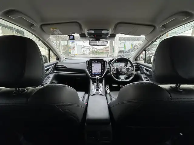 スバル レヴォーグ 1．8GT－H EX 兵庫県 2023(令5)年 3.3万km クリスタルブラックシリカ 純正11.6インチナビ/ブルーステッチ入り黒革シート/スマートリアビューミラー/12.3インチフル液晶メーター/全方位カメラ/オーディオ(Blue tooth/AM/FM)/Apple Car Play/Android Auto/パワーシート(D/N席)/電動リアゲート/ETC/前後録画ドラレコ(DRV-MR450)/アイサイト/プリクラッシュ/レーダークルコン/電動パーキングブレーキ/アイドリングストップ/SOSコール/保証書/ワンオーナー