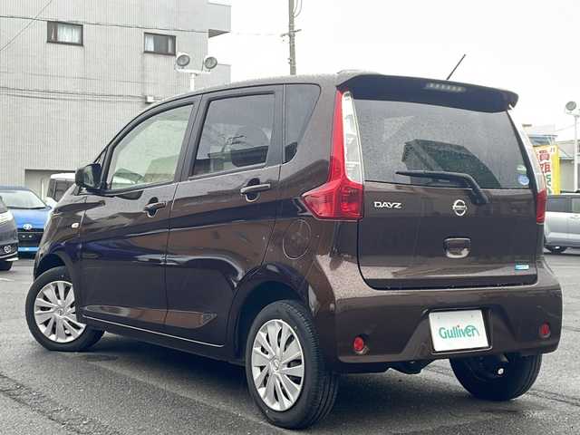 日産 デイズ S 静岡県 2015(平27)年 8万km モカブラウンP ワンオーナー/4WD/純正メモリナビ/フルセグTV/CD/SD/USB/アイドリングストップ/キーレス/運転席シートヒーター/取扱説明書