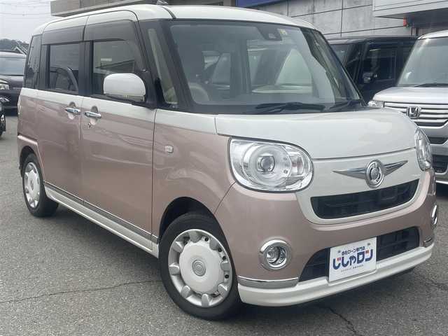 ダイハツ ムーヴ キャンバス G メイクアッフ SA Ⅱ 兵庫県 2017(平29)年 7.6万km パールホワイトⅢ/ライトローズマイカメタリックⅡ 2トーン