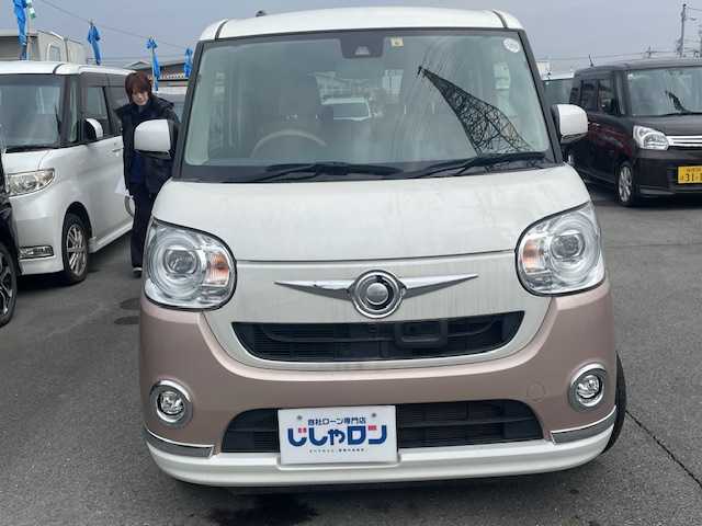 ダイハツ ムーヴ キャンバス G メイクアッフ SA Ⅱ 兵庫県 2017(平29)年 7.6万km パールホワイトⅢ/ライトローズマイカメタリックⅡ 2トーン