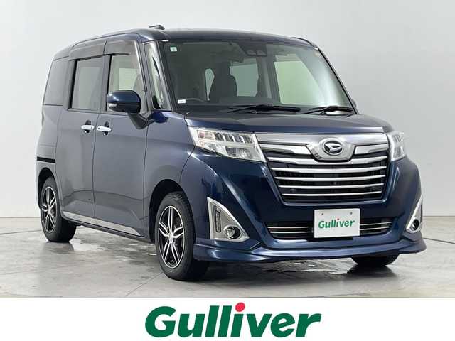 ダイハツ トール カスタムG リミテッド SAⅢ 道央・札幌 2019(平31)年 5.6万km レーザーブルークリスタルシャイン ワンオーナー/４WD/衝突軽減ブレーキ/オートマチックハイビーム/クルーズコントロール/パノラミックビューモニター/ＡＬＰＩＮＥ製9インチナビ/フルセグＴＶ/Bluetooth/ＤＶＤ再生/ドライブレコーダー/両側自動ドア/前席シートヒーター/コーナーセンサー/スマートキー/ビルトインＥＴＣ/LEDオートライト/LEDフォグライト/ステアリングスイッチ