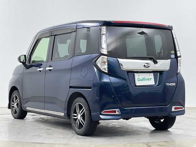 ダイハツ トール カスタムG リミテッド SAⅢ 道央・札幌 2019(平31)年 5.6万km レーザーブルークリスタルシャイン ワンオーナー/４WD/衝突軽減ブレーキ/オートマチックハイビーム/クルーズコントロール/パノラミックビューモニター/ＡＬＰＩＮＥ製9インチナビ/フルセグＴＶ/Bluetooth/ＤＶＤ再生/ドライブレコーダー/両側自動ドア/前席シートヒーター/コーナーセンサー/スマートキー/ビルトインＥＴＣ/LEDオートライト/LEDフォグライト/ステアリングスイッチ