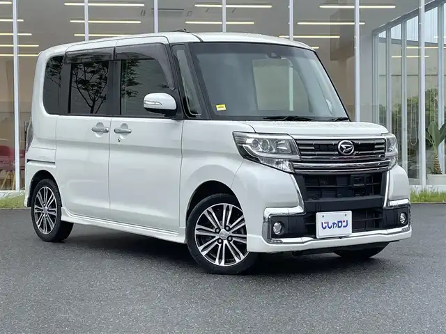 ダイハツ タント カスタム RS トップED SAⅡ 福島県 2016(平28)年 10.5万km パールホワイトⅢ (株)IDOMが運営する【じしゃロンいわき店】の自社ローン専用車両になります。こちらは現金またはオートローンご利用時の価格です。自社ローンご希望の方は別途その旨お申付け下さい/登録時走行距離104726km/純正8インチディーラーオプションナビゲーション/（AM/FM/SD/HDMI/USB)/Bluetooth接続/レザーステアリング/ステアリングスイッチ/エコアイドリングストップ/スマートアシストII/両側パワースライドドア/リアサンシェードフィルム/純正ブラックソフトレザーシート