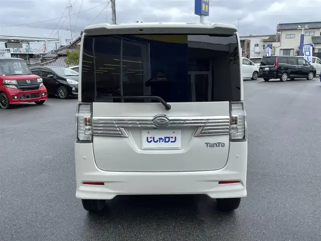 ダイハツ タント カスタム RS トップED SAⅡ 福島県 2016(平28)年 10.5万km パールホワイトⅢ (株)IDOMが運営する【じしゃロンいわき店】の自社ローン専用車両になります。こちらは現金またはオートローンご利用時の価格です。自社ローンご希望の方は別途その旨お申付け下さい/登録時走行距離104726km/純正8インチディーラーオプションナビゲーション/（AM/FM/SD/HDMI/USB)/Bluetooth接続/レザーステアリング/ステアリングスイッチ/エコアイドリングストップ/スマートアシストII/両側パワースライドドア/リアサンシェードフィルム/純正ブラックソフトレザーシート