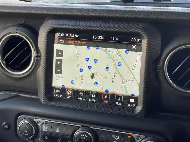 クライスラー・ジープ ジープ ラングラー アンリミテッド サハラ 山梨県 2021(令3)年 5.3万km グラナイトクリスタルメタリッククリアコート ユーザー買取　/ＢＲＵＴ　/２ＳＥＴ　/ブロックタイヤ　/純正ＡＷあり　/純正メモリナビ　/Ｂカメラ　/カープレイ　/ＡＣＣ　/ＢＳＡ　/ＢＴ　/ＬＥＤヘッドライト　/黒革　/シートヒーター　/スペアｋ　/保証書