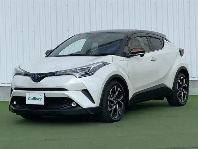 トヨタ Ｃ－ＨＲ G モード ブルーノ 香川県 2019(平31)年 3.3万km ダークブラウンマイカメタリック/ホワイトパールクリスタルシャイン トヨタセーフティーセンス/・プリクラッシュ/・LDA/純正9インチナビ/バックカメラ/ハーフレザーシート/シートヒーター/革巻きステアリング/ステアリングリモコン/クルーズコントロール/LEDライト/フォグライト/スマートキー/プッシュスタート