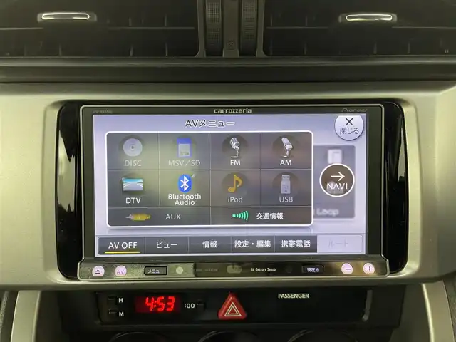 スバル ＢＲＺ S 群馬県 2013(平25)年 5.7万km ギャラクシーブルーシリカ carrozzeria7インチナビ/・AM/FM/CD/DVD/SD/Bluetooth/フルセグTV/＝＝＝＝＝/カロッツェリア７インチナビ　バックカメラ　ＥＴＣ　プッシュスタート　スマートキー　ＭＴ付きＡＴ　パドルシフト　純正１７インチアルミホイール　革巻きステアリング　オートエアコン　電動格納ミラー　禁煙車