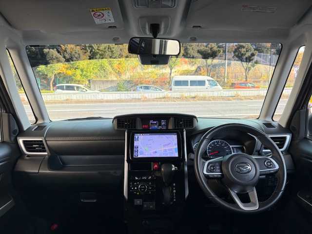 ダイハツ トール カスタムG ターボ 大阪府 2023(令5)年 2.2万km ブラックマイカメタリック/パールホワイトⅢ 2トーン /禁煙車//社外SDナビ/CN-F109GD//Bluetooth/CD/DVD/USB/iPod//フルセグテレビ//全方位カメラ・バックカメラ//アダクティブクルーズコントロール//両側パワースライドドア//純正フロアマット//社外15インチアルミホイール//ETC//前後コーナーセンサー//サンシェード//ドアバイザー//LEDヘッドライト//スペアキー×1