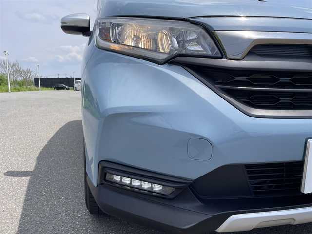 ホンダ フリード クロスター ホンダセンシング 山形県 2020(令2)年 6.2万km シーグラスブルーパール 4WD/ホンダセンシング/両側パワースライドドア/メモリナビ/　【CD DVD SD USB BT】/フルセグTV/バックカメラ/レーダークルーズコントロール/ステアリングスイッチ/ETC/横滑り防止装置/シートヒーター/ミラーヒーター/フォグランプ/ウィンカーミラー/純正フロアマット/ドアバイザー