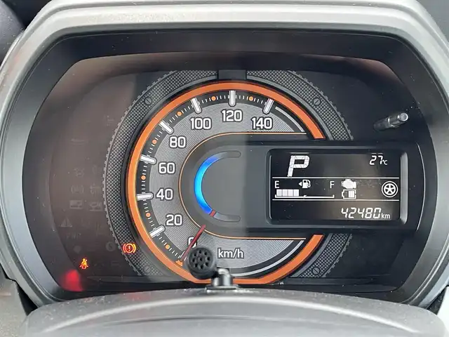 マツダ フレアワゴンタフスタイル ハイブリッドXT 山梨県 2019(令1)年 4.3万km ツールグリーンパールメタリック/ガンメタリック 社外SDナビ(AVIC-RLS901)/CD/DVD/BT/SD/フルセグTV/全方位カメラ/ETC/前後ドライブレコーダー/両側電動スライドドア/ルーフレール/前席シートヒーター/クルーズコントロール/スペアキー1本/取扱説明書/保証書