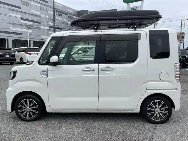 ダイハツ ウェイク X ファインセレクション SA 千葉県 2016(平28)年 7.3万km パールホワイトⅢ ワンオーナー/スマートアシスト/・衝突軽減ブレーキ/・誤発進抑制機能/社外SDナビ【CN-RS02WD】/・CD/DVD/MSV/Bluetooth/フルセグTV/バックカメラ/左後パワースライドドア/右後イージークローザードア/スマートキー/純正14インチアルミホイール/純正LEDヘッドライト/フォグランプ/ETC/社外ルーフBOX/ドアバイザー/サイドエアバッグ/新車時保証書＆取扱説明書