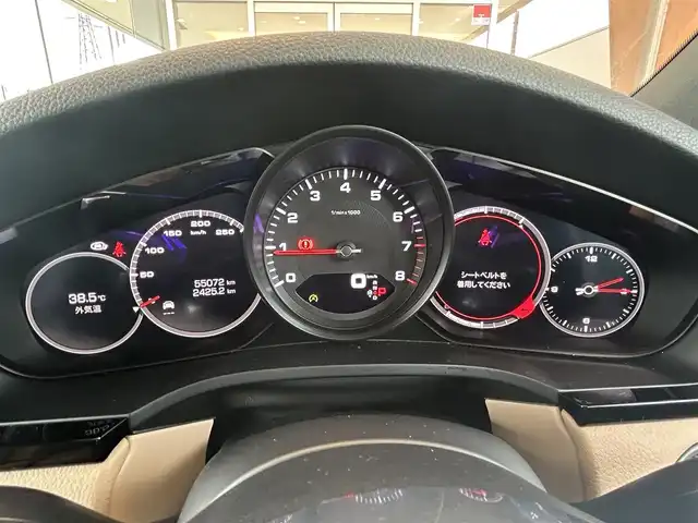 ポルシェ カイエン 茨城県 2019(令1)年 5.5万km 紺 純正ナビ/（AM.FM.BT.USB）/全周囲カメラ/ETC2.0/ドラレコ/ベージュ革シート/ACC/BSM/D/N席パワーシート/D/N席シートヒーター/パワーバックドア/コーナーセンサー/純正21インチAW/パドルシフト