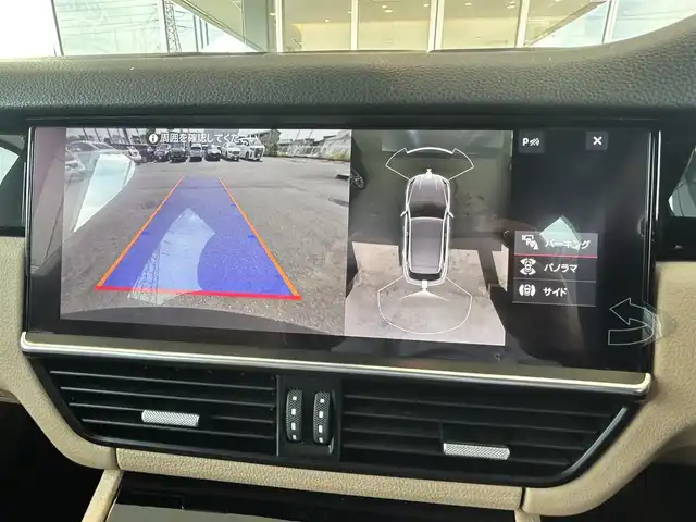 ポルシェ カイエン 茨城県 2019(令1)年 5.5万km 紺 純正ナビ/（AM.FM.BT.USB）/全周囲カメラ/ETC2.0/ドラレコ/ベージュ革シート/ACC/BSM/D/N席パワーシート/D/N席シートヒーター/パワーバックドア/コーナーセンサー/純正21インチAW/パドルシフト