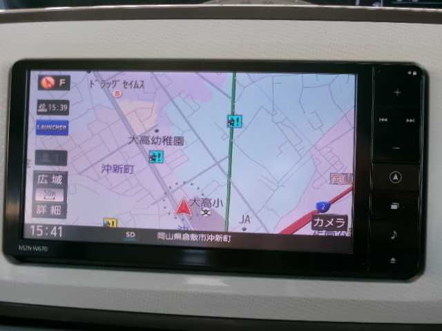 ダイハツ ムーヴ キャンバス X メイクアップ リミテッド SAⅢ 宮崎県 2018(平30)年 6.1万km パールホワイトⅢ/ナチュラルベージュマイカメタリック 2トーン 【 Smart Assist III 】/・衝突回避支援ブレーキ機能/・衝突警報機能（対車両・対歩行者）/・車線逸脱警報機能/・誤発進抑制制御機能/・先行車発進お知らせ機能/・コーナーセンサー（前方・後方）/・オートハイビーム/純正SDナビ/フルセグテレビ/パノラマモニター/フロント・サイド・バックカメラ/Bluetooth/USB/HDMI/DVD再生可能/両側パワースライドドア/ドライブレコーダー/オートライト/ETC/ドライブレコーダー/オートライト/スマートキー2個/純正フロアマット