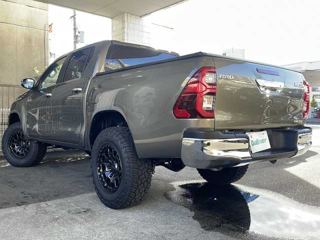 トヨタ ハイラックス Z 京都府 2022(令4)年 2.9万km オキサイドブロンズM ワンオーナー/社外11インチSDナビ/（フルセグTV・CD・DVD・BT）/バックカメラ/左サイドカメラ/レーダークルーズコントロール/衝突軽減システム/レーンキープアシスト/コーナーセンサー前後/社外17インチAW/LEDヘッドライト/ETC2.0/スペアキー有/保証書/取扱説明書