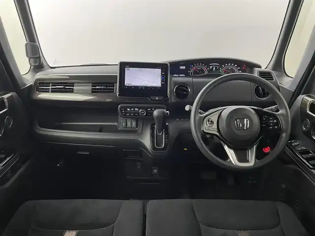 ホンダ Ｎ ＢＯＸ カスタム G L ホンダセンシング 道央・札幌 2019(平31)年 1.5万km クリスタルブラックパール ・ワンオーナー/・４WD/・純正メモリーナビゲーション（VXM-194VFi）/・片側パワースライドドア/・ホンダセンシング/・衝突軽減ブレーキ/・ロードサインアシスト/・先行車発進通知/・横滑り防止装置/・レーンキープアシスト/・レーダ－クルーズコントロール/・後方パーキングソナー/・ビルトインＥＴＣ/・バックカメラ/・社外前方録画ドライブレコーダー/・純正フロアマット/・前席シートヒーター/・LEDヘッドライト/・オートライト/・フロントフォグランプ/・スマートキー/・プッシュスタート/・スペアキー１本/・社外ＡＷ14インチ/・純正ＡＷ14インチ夏タイヤ積込/・保証書あり/・取説あり