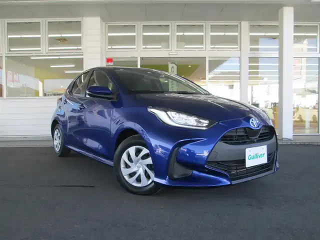 トヨタ ヤリス G 千葉県 2020(令2)年 2.9万km ダークブルーマイカM ワンオーナー/ディスプレイオーディオ/　【USB/BT】/パノラミックビューモニター/LEDヘッドライト/プリクラッシュセーフティ/ロードサインアシスト/レーンディパーチャーアラート/前後ドライブレコーダー/前席シートヒーター/純正ビルトインETC/オートハイビーム/スマートキー/整備記録簿(R3/R4/R5/R7)
