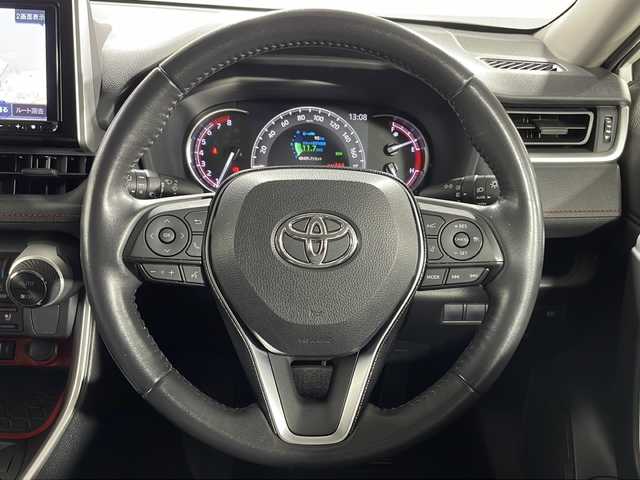 トヨタ ＲＡＶ４ アドベンチャー オフロードPKG 広島県 2021(令3)年 4.9万km スーパーホワイトⅡ ALPINE９型ナビ　/レーダークルーズコントロール　/バックカメラ　/フルセグ　/シートヒーター　/エアシート　/パワーシート　/レーンキープアシスト　/オートハイビーム　/衝突軽減ブレーキ　/ステアリングヒーター/純正18インチアルミホイール(225/60/R18)/エアバック（運転席/助手席/サイド/カーテン）