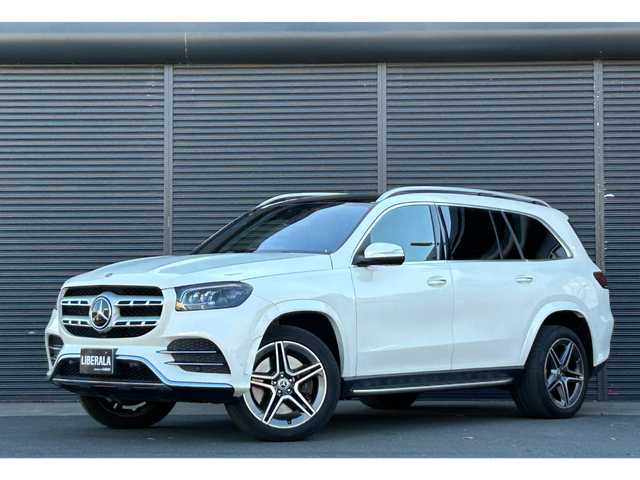 メルセデス・ベンツ ＧＬＳ４００ｄ 4マチック AMGライン 茨城県 2020(令2)年 3.8万km ダイヤモンドホワイト パノラミックSR /Burmester /HUD /黒革 /全席Sヒ-タ-/ベンチレ-ション /M付PWシ-ト /リラクゼーション機能 /21inAMG5ツインスポ-クAW /PWテ-ルゲ-ト /ナビ /12セグ /BT/USB /RSP /ACC /LKA /BSA /PRE-SAFEプラス /360°カメラ /LED /禁煙車