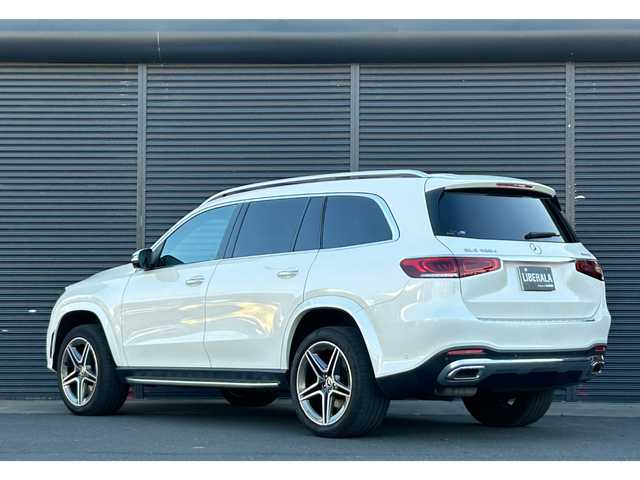 メルセデス・ベンツ ＧＬＳ４００ｄ 4マチック AMGライン 茨城県 2020(令2)年 3.8万km ダイヤモンドホワイト パノラミックSR /Burmester /HUD /黒革 /全席Sヒ-タ-/ベンチレ-ション /M付PWシ-ト /リラクゼーション機能 /21inAMG5ツインスポ-クAW /PWテ-ルゲ-ト /ナビ /12セグ /BT/USB /RSP /ACC /LKA /BSA /PRE-SAFEプラス /360°カメラ /LED /禁煙車