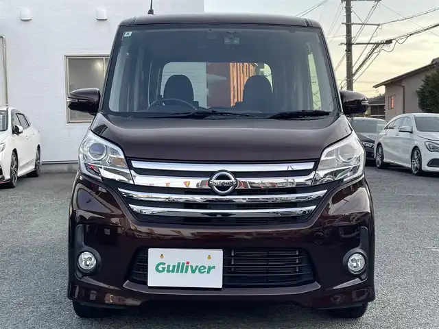 日産 デイズ ルークス ハイウェイスターX Gパッケージ 熊本県 2014(平26)年 3.8万km モカブラウンP 純正ナビ（MC-314D）/【フルセグTV/Bluetooth/CD/DVD/USB】/アラウンドビューモニター/フリップダウンモニター/両側パワースライドドア/ドライブレコーダー/ETC/ステアリングスイッチ/アイドリングストップ/プッシュスタート/オートエアコン/オートライト/フルフラットシート/ベンチシート/社外フロアマット/ウインカーミラー/取扱説明書