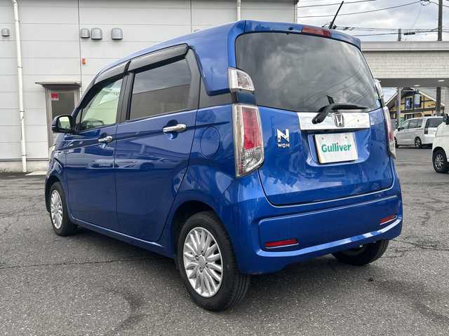 ホンダ Ｎ ＷＧＮ G Lパッケージ 東京都 2017(平29)年 6.1万km 青 純正インターナビ「VXM-174CSi」（ワンセグTV/Bluetooth接続可/AM/FMラジオ/CD再生）/ECON/バックカメラ/ビルトインETC/USB入力端子/スマートキー（プッシュスタート）/純正フロアマット/オートエアコン/横滑り防止装置/保証書/取扱説明書