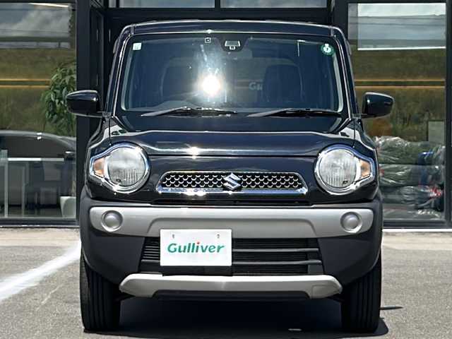 スズキ ハスラー G 青森県 2015(平27)年 9.4万km ブルーイッシュブラックパール3 ・4WD/・社外SDナビ/・Bluetooth/・衝突軽減ブレーキ/・スマートキー/・プッシュスタート/・横滑り防止/・純正15AW/・スペアキー/・シートヒーター/・ダウンヒルアシスト/・グリップアシスト/・保証書・取説あり