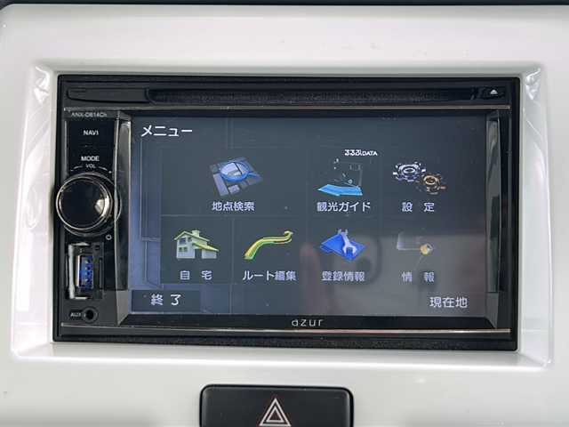 スズキ ハスラー G 青森県 2015(平27)年 9.4万km ブルーイッシュブラックパール3 ・4WD/・社外SDナビ/・Bluetooth/・衝突軽減ブレーキ/・スマートキー/・プッシュスタート/・横滑り防止/・純正15AW/・スペアキー/・シートヒーター/・ダウンヒルアシスト/・グリップアシスト/・保証書・取説あり