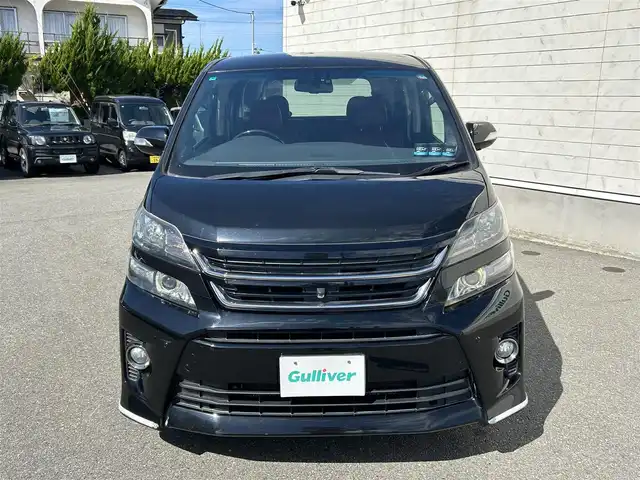 トヨタ ヴェルファイア 2．4Z ゴールデンアイズⅡ 山形県 2014(平26)年 11.1万km ブラック ４WD/純正ナビ/フルセグTV/FM/AM/DVD/HDD/Bluetooth/横ブレ防止装置/両側パワースライドア/シートカーバー/プッシュスタート/フリップダウンモニター/ETC/クルーズコントロール/スマートキー/ダブルエアバックサイド/AUTOライト/フォグランプ/カーテンエアバック/取扱説明書