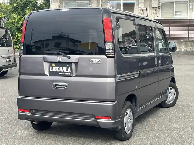 ホンダ バモス M ターボ 静岡県 2007(平19)年 9.2万km アドミラルグレーメタリック GORILLA製ナビ/【DVD再生/ラジオ】/ETC/両側スライドドア/ワンオーナー/ドアバイザー/取扱説明書