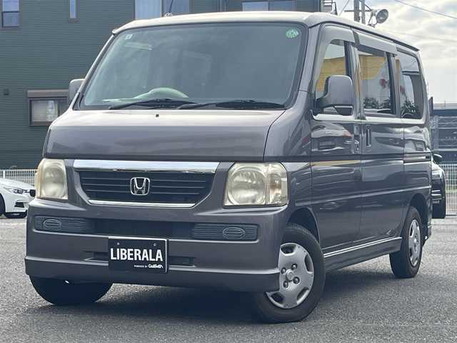 ホンダ バモス M ターボ 茨城県 2007(平19)年 9.2万km アドミラルグレーメタリック ワンオーナー/GORILLA製ナビ/【DVD再生/ラジオ】/ETC/両側スライドドア/ドアバイザー/取扱説明書