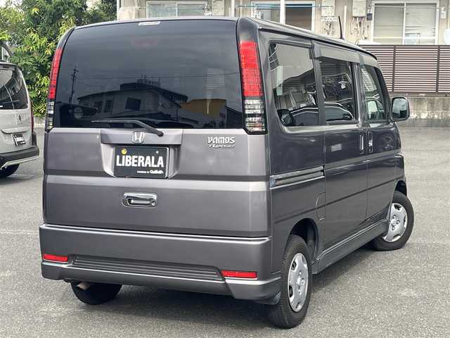 ホンダ バモス M ターボ 茨城県 2007(平19)年 9.2万km アドミラルグレーメタリック ワンオーナー/GORILLA製ナビ/【DVD再生/ラジオ】/ETC/両側スライドドア/ドアバイザー/取扱説明書