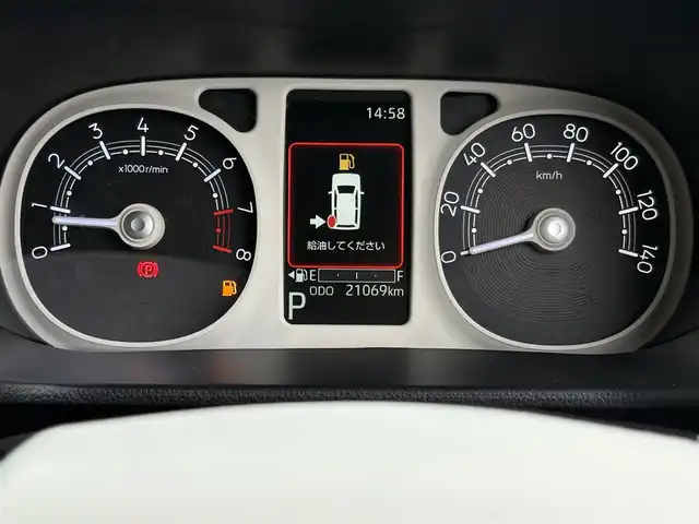 ダイハツ ムーヴ キャンバス ストライプス G 山口県 2023(令5)年 2.1万km シャイニングホワイトパール/スムーズグレーマイカメタリック 純正ナビ/9インチスマホ連携デイスプレイオーディオ/BT/HDMI/フルセグTV/両側パワースライド/前方ドライブレコーダー/衝突軽減ブレーキ/コーナーセンサー/フォグランプ/オートライト/オートホールド/保温機能付きカップホルダー/電動格納ミラー/純正フロアマット