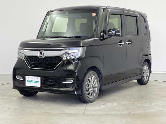 ホンダ Ｎ ＢＯＸ カスタム G L ホンダセンシング 新潟県 2018(平30)年 5万km クリスタルブラックパール ホンダセンシング/　・衝突軽減ブレーキ/　・レーダークルーズコントロール/　・レーンキープアシスト/純正ディーラーOPナビ/　・フルセグTV/　・バックカメラ/　・Bluetooth/　・DVD再生機能/　・USB接続/ビルトインETC/片側パワースライドドア/オートライト/オートハイビーム/LEDヘッドライト/プッシュスタート/電動格納ミラー/ウィンカーミラー/ベンチシート/ステアリングスイッチ/アイドリングストップ/純正フロアマット/ドアバイザー/純正AW付き夏タイヤ積込み