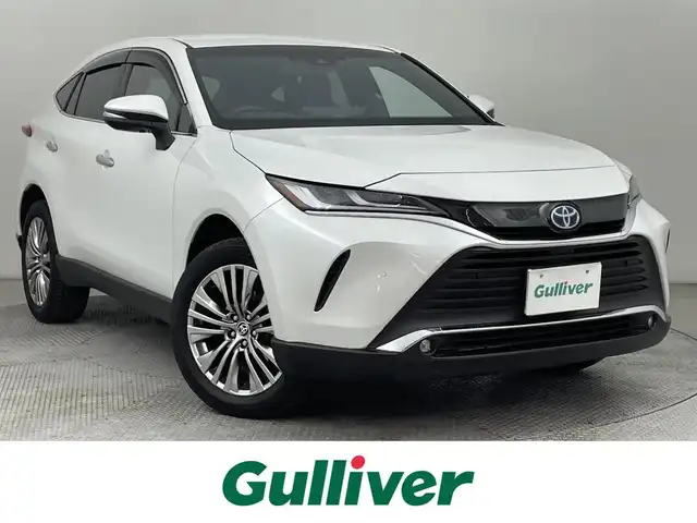 トヨタ ハリアー ハイブリッド Z 道央・札幌 2024(令6)年 3.4万km プラチナホワイトパールマイカ ・４WD/・寒冷地仕様/・12.3インチディスプレイオーディオ/　BT/フルセグ/USB/AppleCarPlay/・JBLサウンド/・ワイヤレス充電/・バックカメラ/・パワーバックドア/・デジタルインナーミラー/・レーダークルーズコントロール/・プリクラッシュセーフティ/・横滑り防止装置/・前後コーナーセンサー/・レーンキープアシスト/・BSM/・RCTA/・オートライト/・オートマチックハイビーム/・LEDヘッドライト/・運転席パワーシート/・ハーフレザーシート/・MTモード付AT/・スマートキー/・プッシュスタート/・純正フロアマット/・純正AW19インチ/・フロントフォグランプ/・ドアバイザー/・純正AW17インチ冬タイヤ積込
