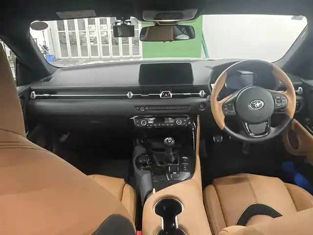 トヨタ スープラ RZ 道央・札幌 2025(令7)年 0.1万km ホワイトメタリック ・6速MT/・ToyotaSuPraSafety/・正面衝突警告/・車線逸脱警告/・ステアリングサポート/・ブラインドスポットモニター/・メーカーナビ/・バックカメラ/・フルセグTV/・Bluetooth/・ブラウンレザーシート/・パワーシート/・シートヒーター/・シートメモリ/・クルーズコントロール/・前後ドライブレコーダー/・プッシュスタート/・スマートキー/・LEDヘッドライト/・オートライト