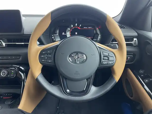 トヨタ スープラ RZ 道央・札幌 2025(令7)年 0.1万km ホワイトメタリック ・6速MT/・ToyotaSuPraSafety/・正面衝突警告/・車線逸脱警告/・ステアリングサポート/・ブラインドスポットモニター/・メーカーナビ/・バックカメラ/・フルセグTV/・Bluetooth/・ブラウンレザーシート/・パワーシート/・シートヒーター/・シートメモリ/・クルーズコントロール/・前後ドライブレコーダー/・プッシュスタート/・スマートキー/・LEDヘッドライト/・オートライト