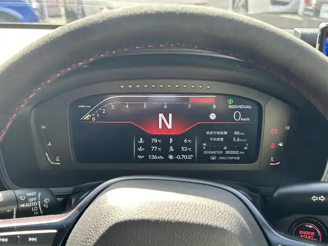 ホンダ シビック タイプR 東京都 2024(令6)年 0.2万km クリスタルブラックパール ワンオーナー/純正ＨＯＮＤＡコネクトディスプレー/　フルセグＴＶ/ＡＭ・ＦＭ/Bluetooth/USB/タイプR専用リアスポイラー/グロスブラック・リアディフューザー/トリプルエキゾーストシステム/Honda SENSING/・純正ナビ連動型ビルトインETC2.0/・純正スマートフォン連動型前後ドラレコ/・車線維持支援システム/・路外逸脱抑制機能/・踏み間違い衝突軽減システム/・ブラインドスポットインフォメーション/・衝突軽減ブレーキ/・アダプティブクルーズコントロール/・先行車発進お知らせ機能/・パーキングセンサーシステム/・標識認識機能/バックカメラ/純正19インチアルミホイール/純正フロアマット/前後コーナーセンサー/LEDヘッドライト/ステアリングスイッチ/革巻きステアリングホイール/アルミ製シフトノブ/レッドステッチ入シフトブーツ/アルミ製シフトパネル/ステンレス製ペダル/電動オート格納ミラー/ウインカーミラー/スマートキー×2/保証書/取扱説明書/点検記録簿/スペアキー