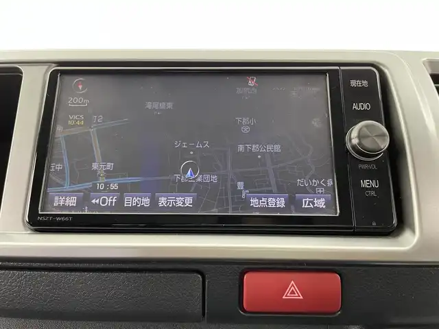 トヨタ ハイエース GL 大分県 2017(平29)年 12.5万km ブラックマイカ 純正SDナビ/（フルセグ/CD/DVD/Bluetooth）/ETC/バックカメラ/レーダー探知機/（super CAT A120）/フリップダウンモニター/片側パワースライドドア/１５００W充電/社外LEDヘッドライト/オートライト/オートエアコン/純正フロアマット