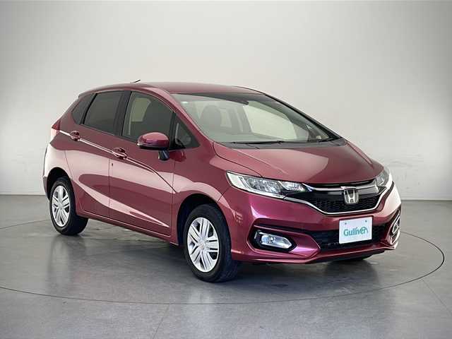 ホンダ フィット 13G F 長野県 2019(平31)年 2.3万km ルージュアメジストM 4WD/純正ナビ/追従型クルーズコントロール/バックカメラ/アイドリングストップ/Bluetooth/CD/USB/シートヒーター（運転席、助手席）/オートライト/LEDヘッドライト/フォグランプ/ステアリングスイッチ/ウインカーミラー/ワイパーデアイサー/電動格納ミラー/冬タイヤ車載（鉄ホイール付）