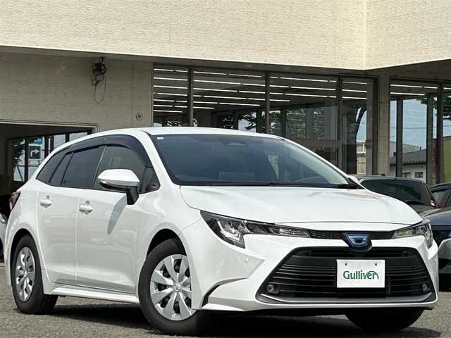 トヨタ カローラツーリング ハイブリッド G 宮城県 2023(令5)年 3.4万km プラチナホワイトパールマイカ 1オーナー//純正ディーラーナビ（フルセグTV/FM/AM/BT）//追従型ACC//ビルトインETC//純正AW//PCS//LDA//横滑り防止機能//USBポート×３//クリアランスソナー//PDA//PKSB　//RSA　//バックカメラ//ワイパーデアイサー