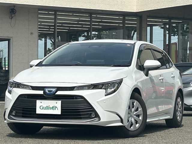 トヨタ カローラツーリング ハイブリッド G 宮城県 2023(令5)年 3.4万km プラチナホワイトパールマイカ 1オーナー//純正ディーラーナビ（フルセグTV/FM/AM/BT）//追従型ACC//ビルトインETC//純正AW//PCS//LDA//横滑り防止機能//USBポート×３//クリアランスソナー//PDA//PKSB　//RSA　//バックカメラ//ワイパーデアイサー