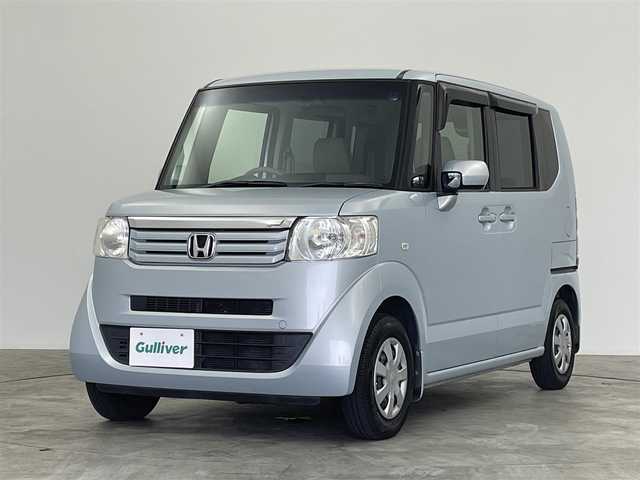 ホンダ Ｎ ＢＯＸ G Lパッケージ 群馬県 2012(平24)年 5.9万km クールミストメタリック 純正７インチナビ　バックカメラ　両側パワースライドドア　ドライブレコーダー　ＥＴＣ　　スマートキー　プッシュスタート　横滑り防止装置　盗難防止装置　ＡＢＳ　純正フロアマット　アイドリングストップ　禁煙