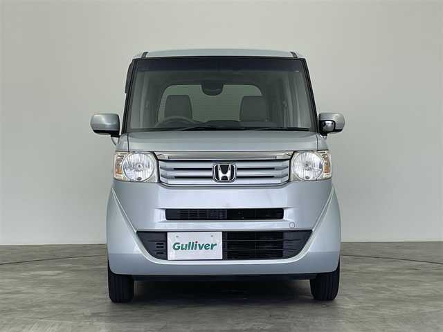 ホンダ Ｎ ＢＯＸ G Lパッケージ 群馬県 2012(平24)年 5.9万km クールミストメタリック 純正７インチナビ　バックカメラ　両側パワースライドドア　ドライブレコーダー　ＥＴＣ　　スマートキー　プッシュスタート　横滑り防止装置　盗難防止装置　ＡＢＳ　純正フロアマット　アイドリングストップ　禁煙