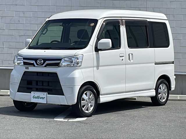 ダイハツ アトレー ワゴン カスタム ターボ RS SAⅢ 山形県 2019(平31)年 2.1万km ホワイト 禁煙車/ワンオーナー/スマートアシストIII/・衝突回避支援ブレーキ機能/・車線逸脱警報機能/・オートハイビーム（ＡＨＢ）/・コーナーセンサー/純正CDオーディオ/オーバーヘッドコンソール/リアヒーター/キーレスキー/スタッドレス積込み